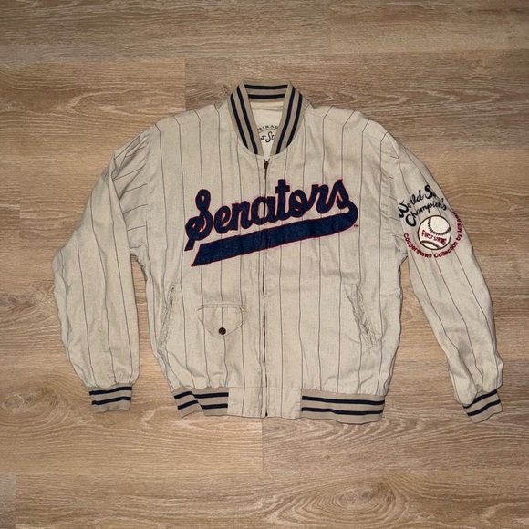 mirage Other - Vintage Washington Senators Mirage Cooperstown Collection Bomber Jacket
